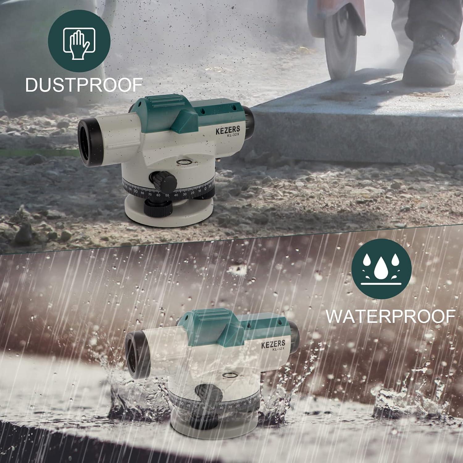 Nivel Óptico Automático KEZERS KL-32X 32X Alta Precisión