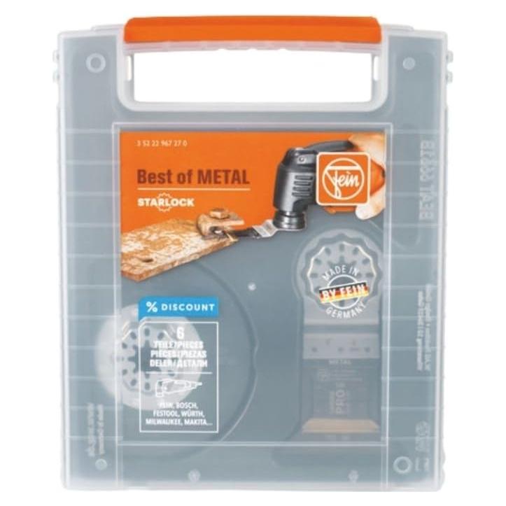 Juego de Hojas de Sierra Fein E-Cut Starlock - 6 Piezas para Metales