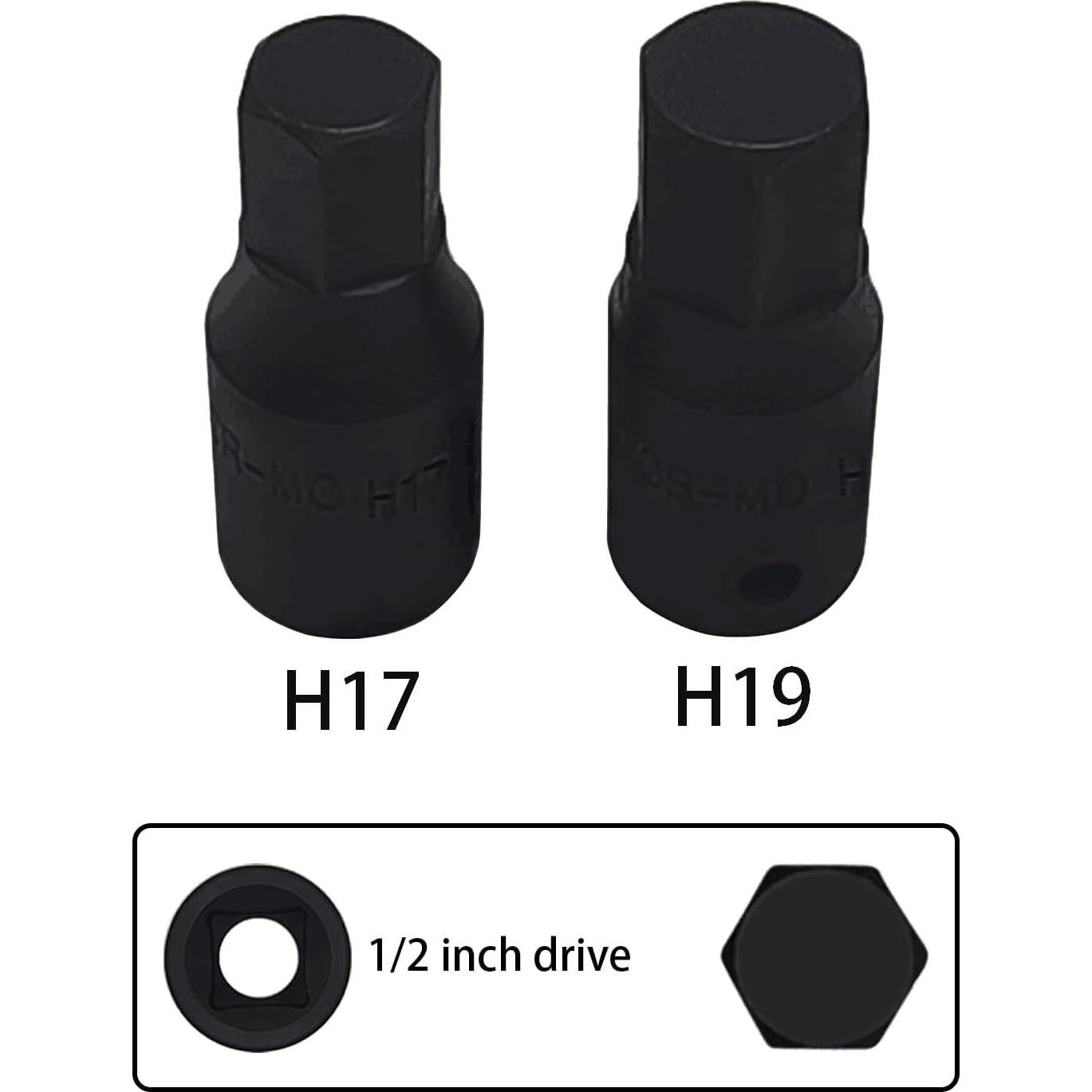 Juego de 14 Piezas de Enchufe Hexagonal JEUCLEL Métrico