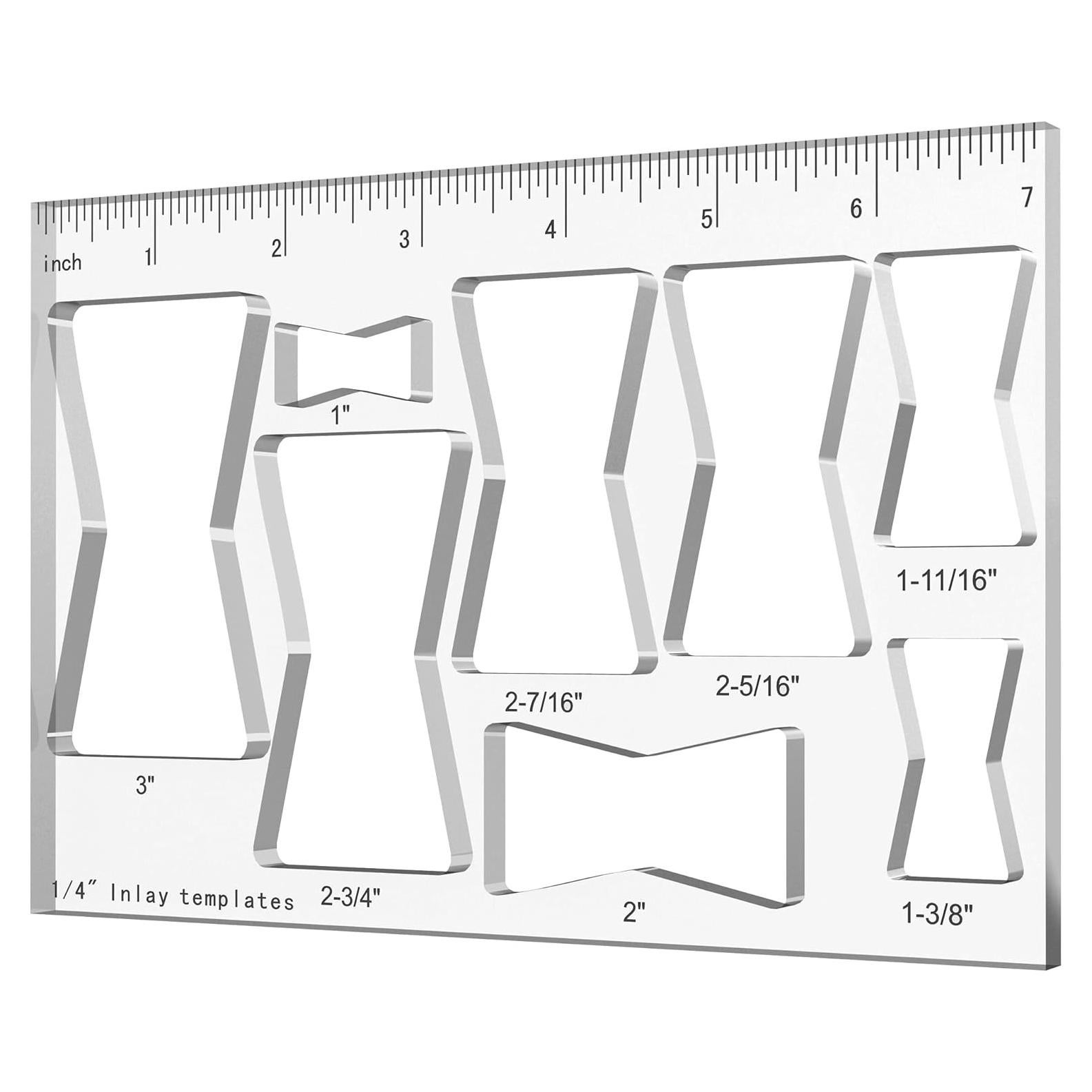 Plantilla Router 8 en 1 Hecfu para Carpintería y Decoración