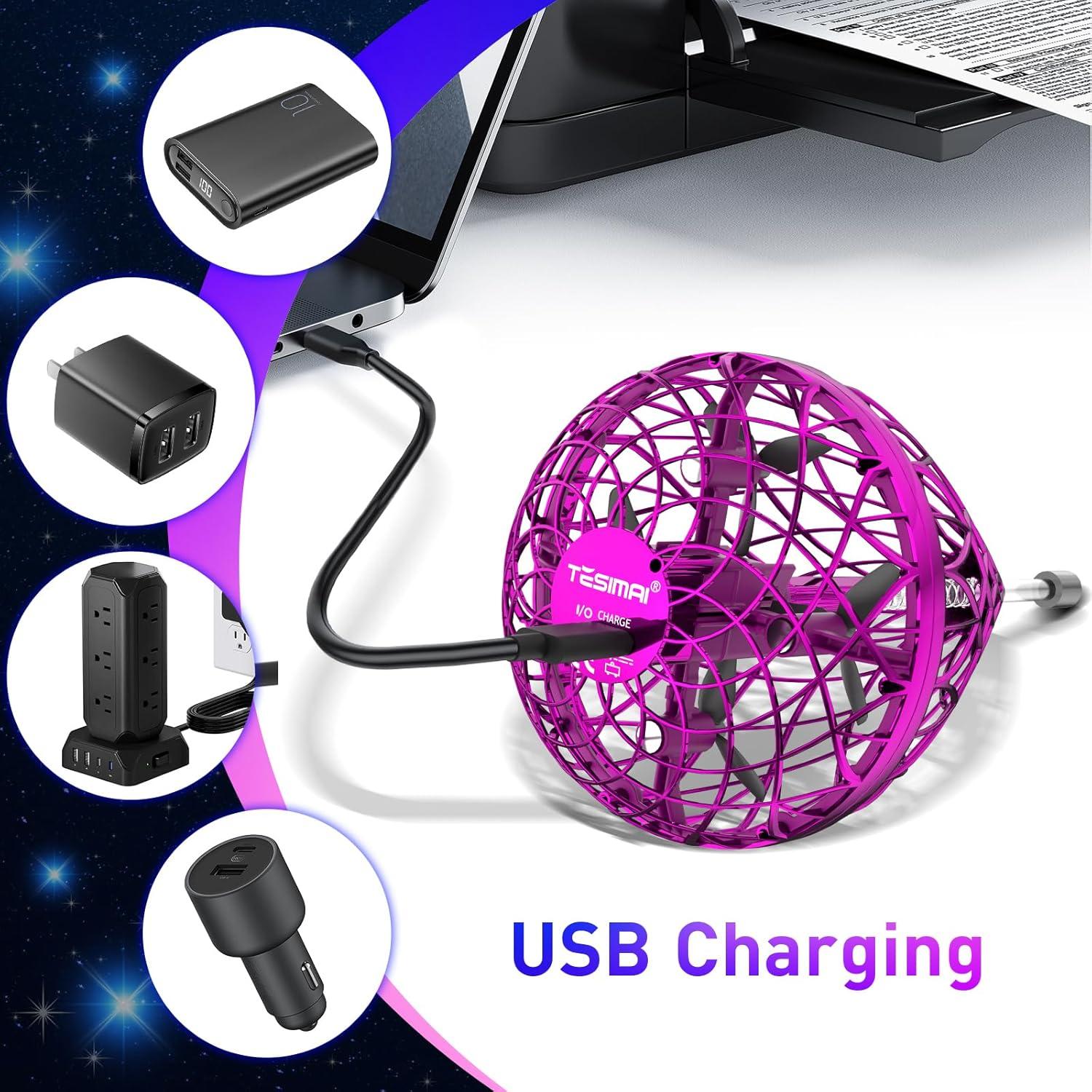 Dron Saltarín OFUN TSM022-B con Luces LED y Giros 360