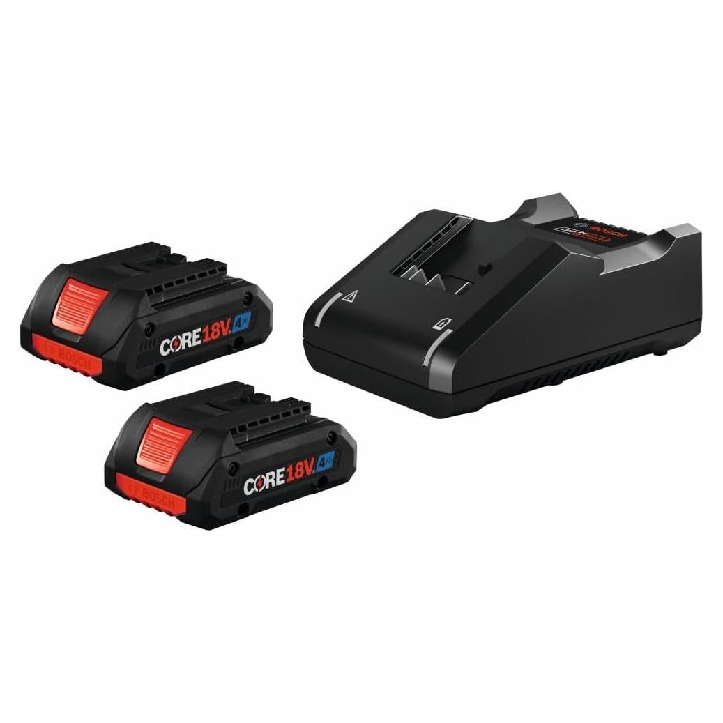 Kit de Inicio Bosch 18V con 2 Baterías 4 Ah y Cargador