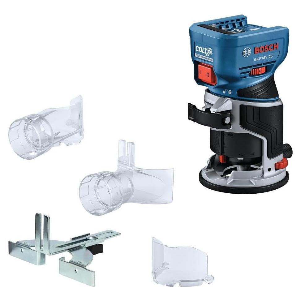 Router de Palma Bosch GKF18V-25 18V Sin Cable con Control de Velocidad