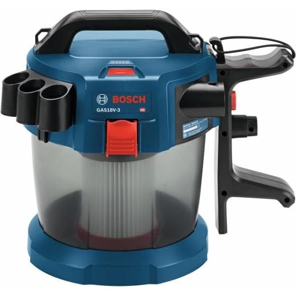 Aspiradora Húmeda/Seca Bosch GAS18V-3N 18V 2.6 Gal HEPA