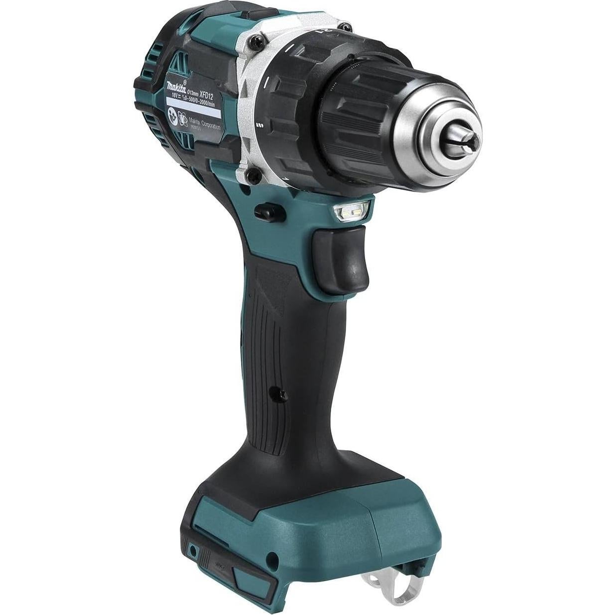 Taladro-Atornillador Makita XFD12Z 18V Sin Escobillas 60,2 Nm