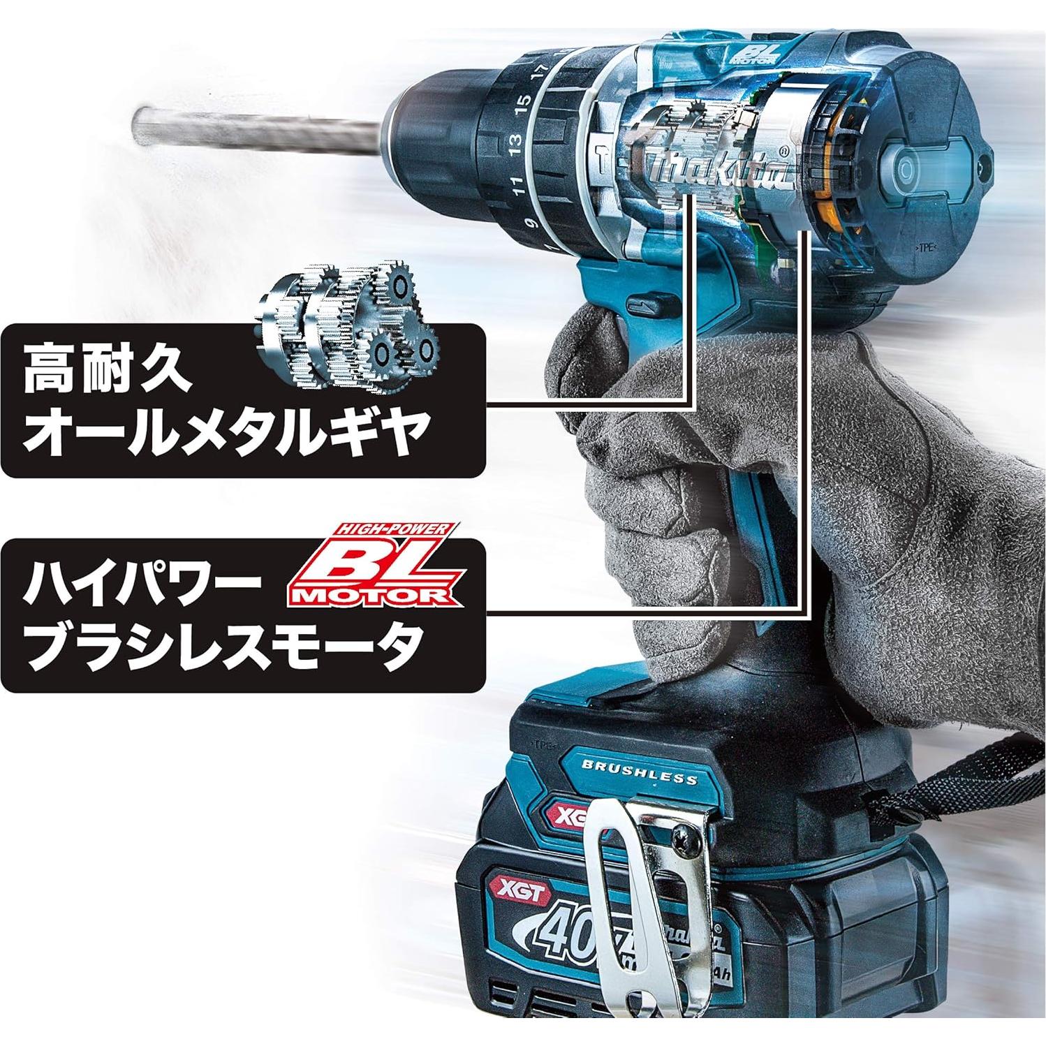 Taladro Combinado Makita HP002GZ 40V Sin Escobillas