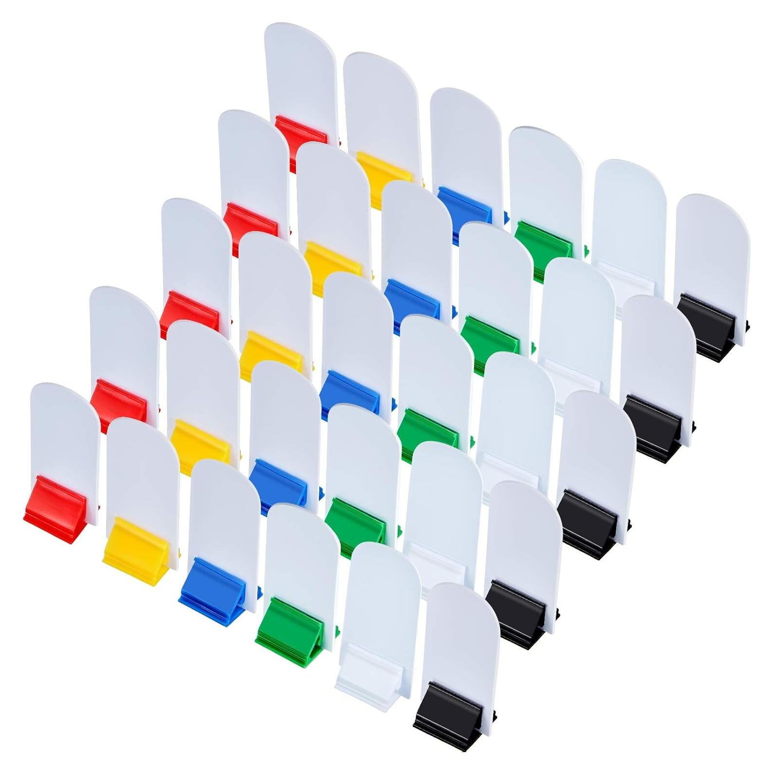 Soportes de Tarjetas Blulu 36 Piezas Multicolor y Marcadores