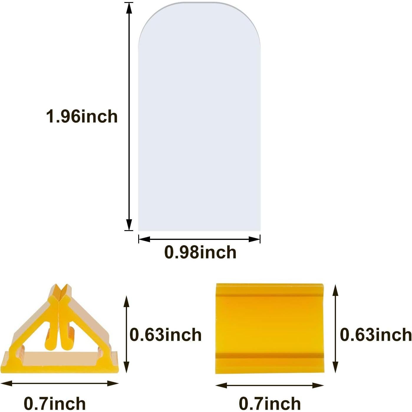 Soportes de Tarjetas Blulu 36 Piezas Multicolor y Marcadores