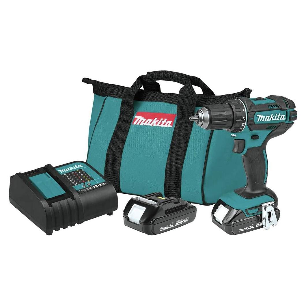 Taladro-Atornillador Inalámbrico Makita XFD10SY 18V 1.5Ah