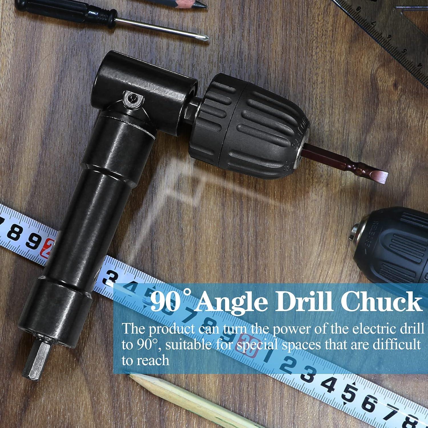 Adaptador de Taladro en Ángulo Recto Jamiikury 90° 8mm