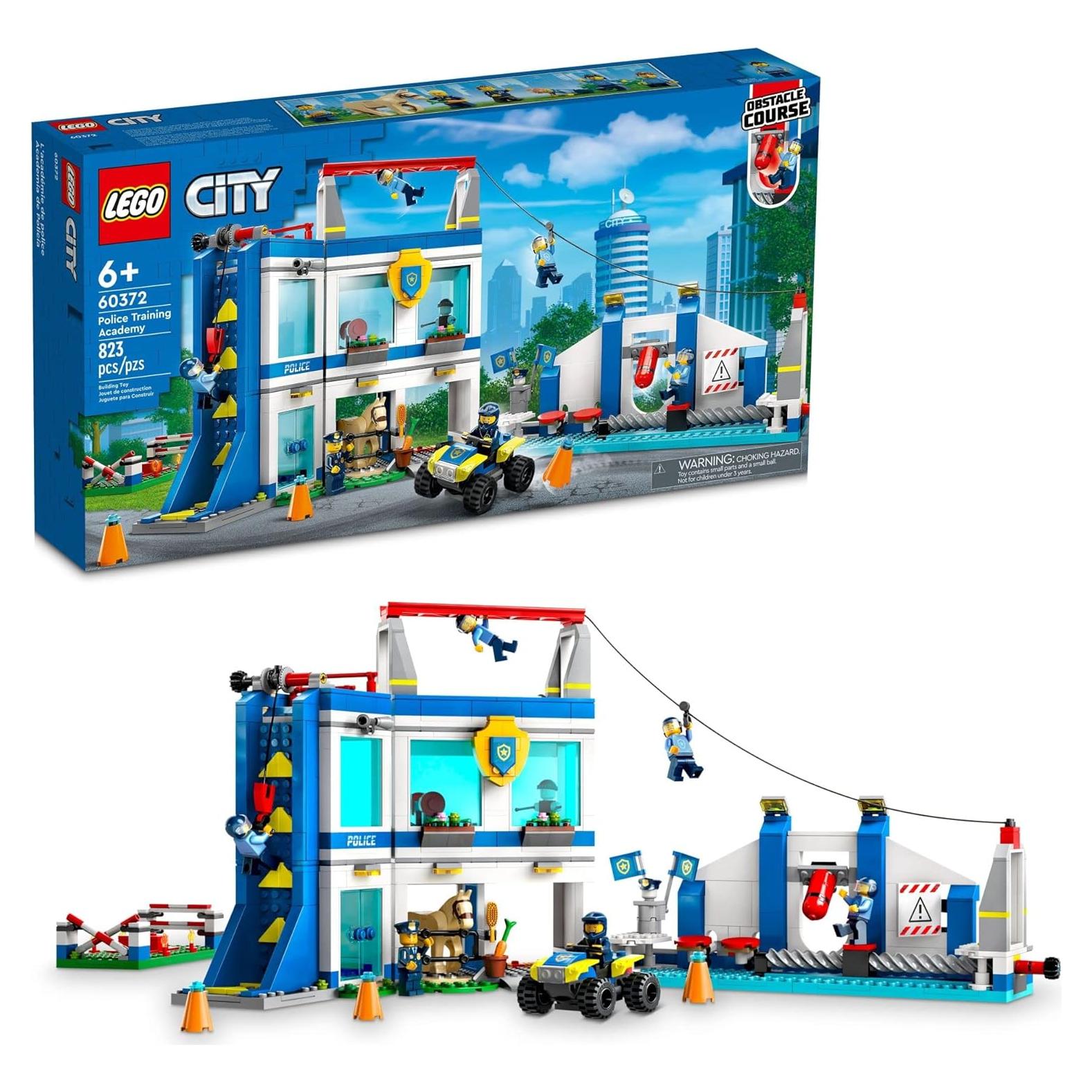 Academia de Entrenamiento Policial LEGO City 60372, Set 823 Piezas