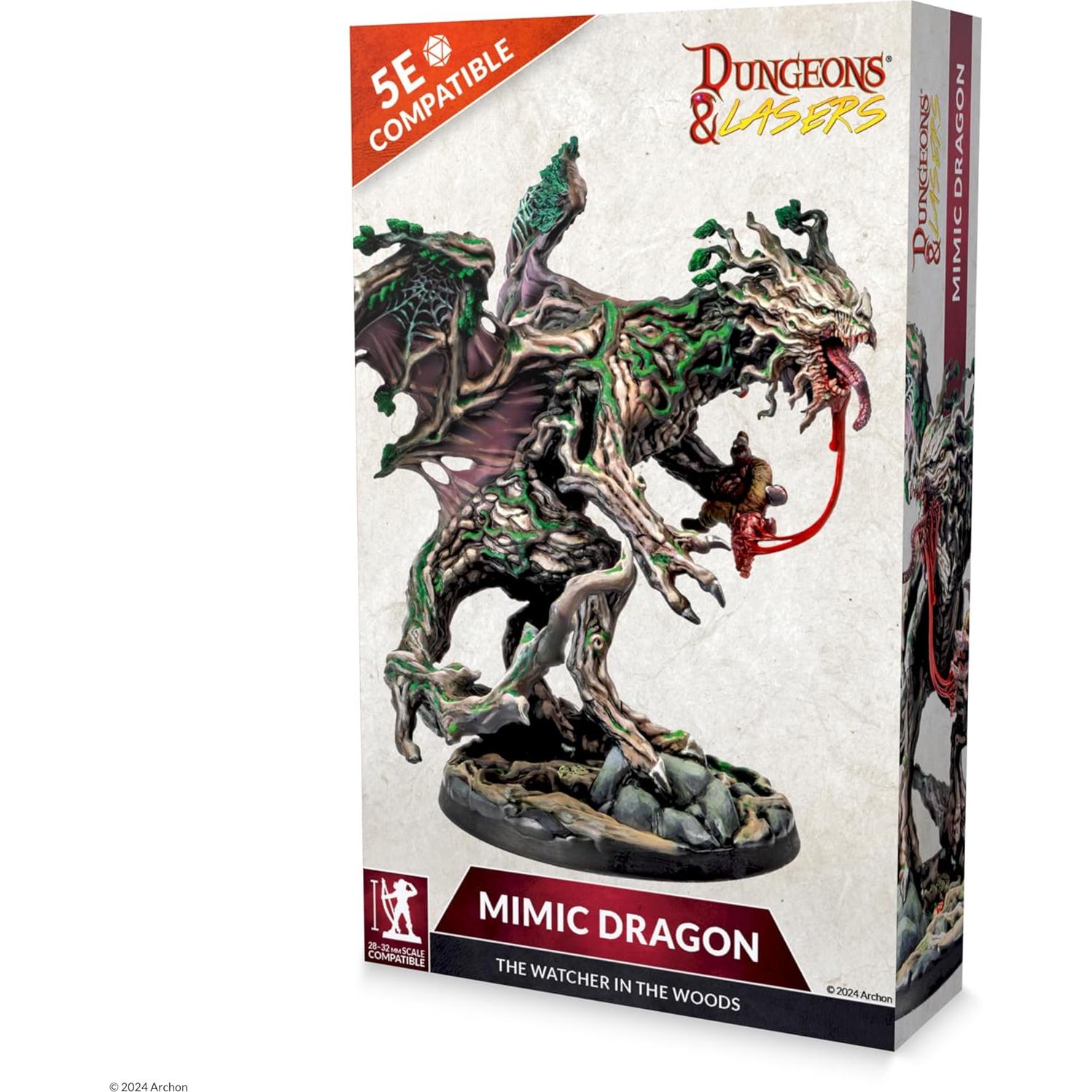 Miniatura Dragón Mimic Archon Studio 12.7 cm para DND