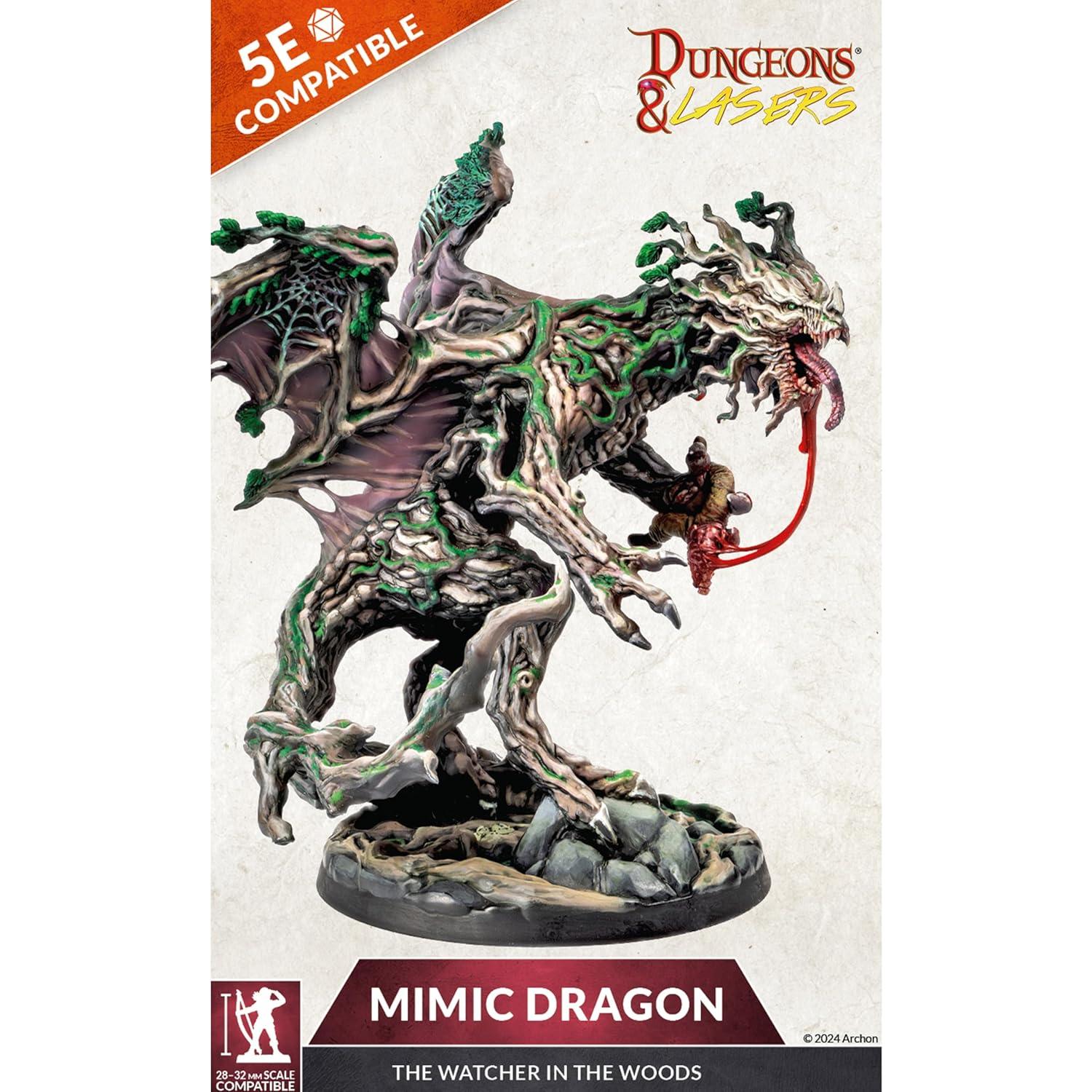 Miniatura Dragón Mimic Archon Studio 12.7 cm para DND