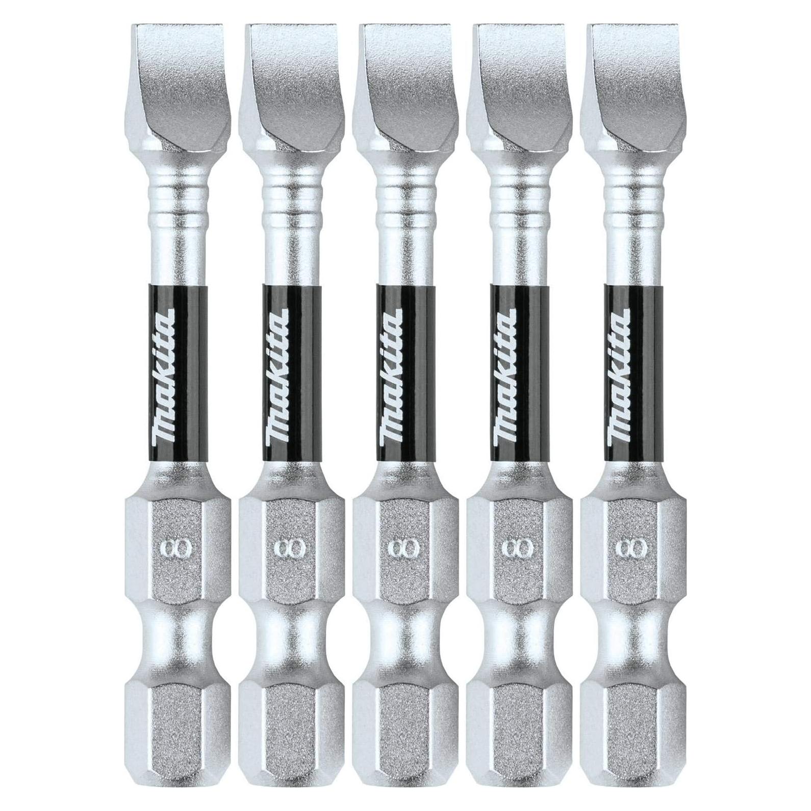 Bit de Poder Ranurado #8 5 Piezas Makita 2" ImpactXPS