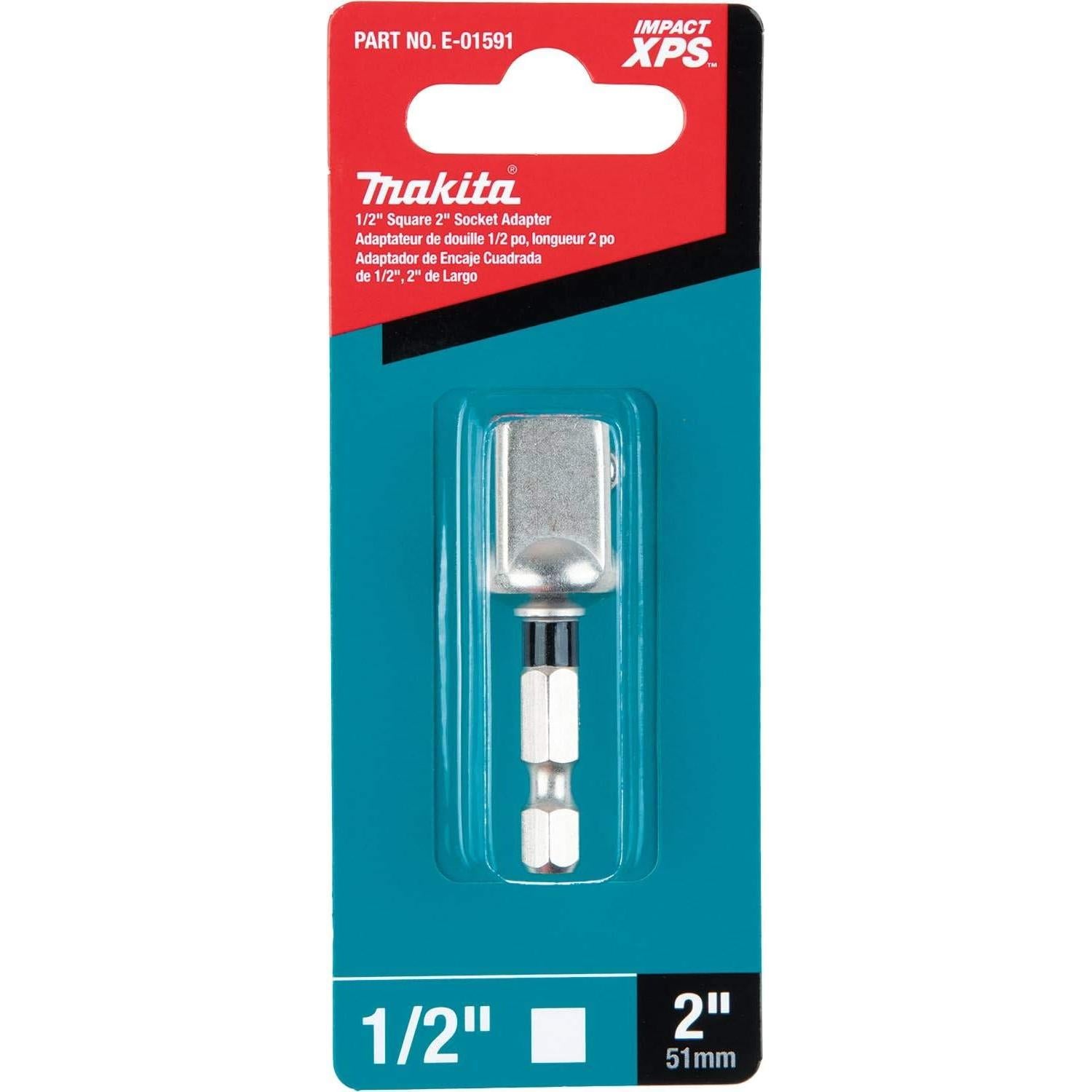 Adaptador Cuadrado 5,08 cm Makita E-01591 Impact XPS