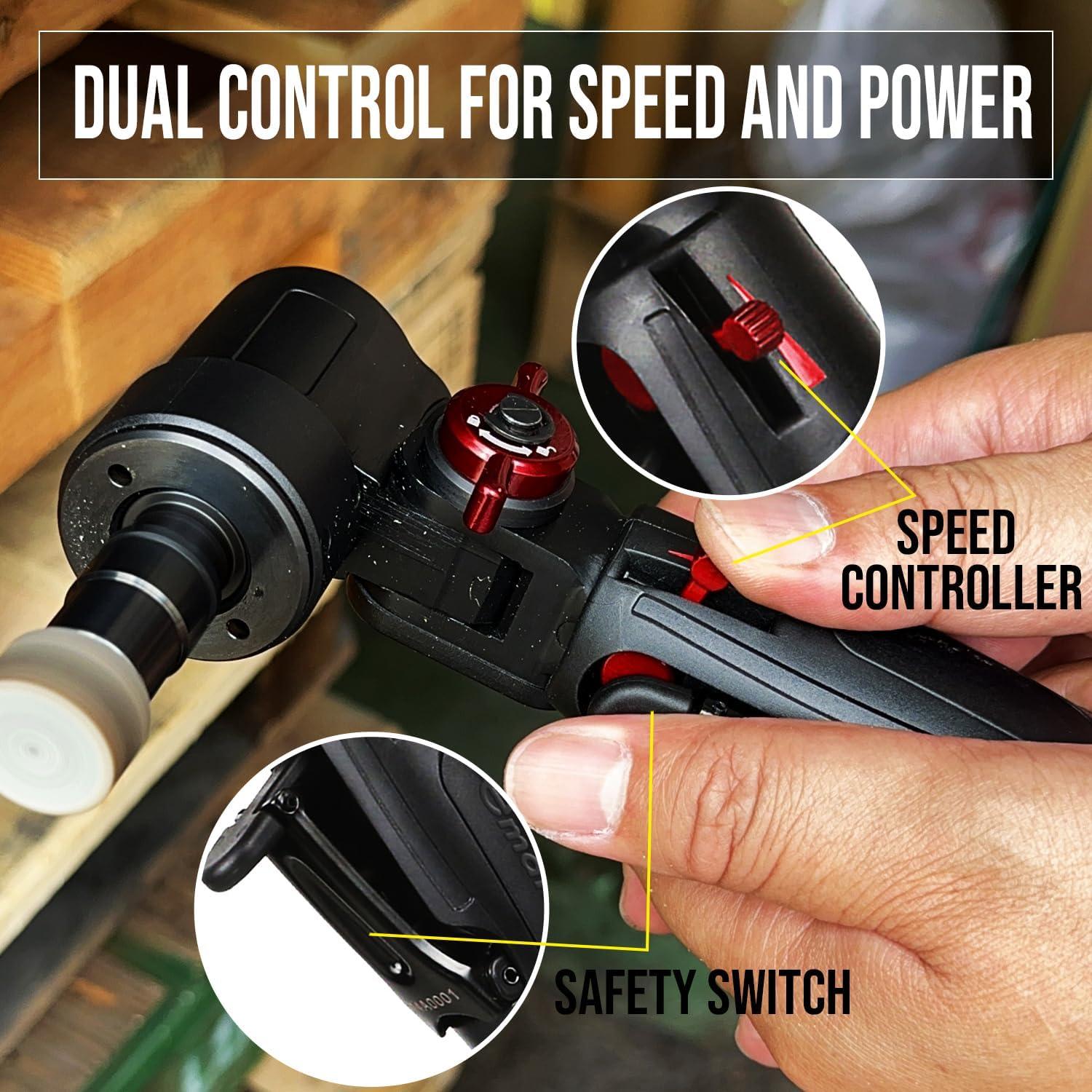 Amoladora Neumática LE LEMATEC LE-G2543R 20,000 RPM 0.68 kg