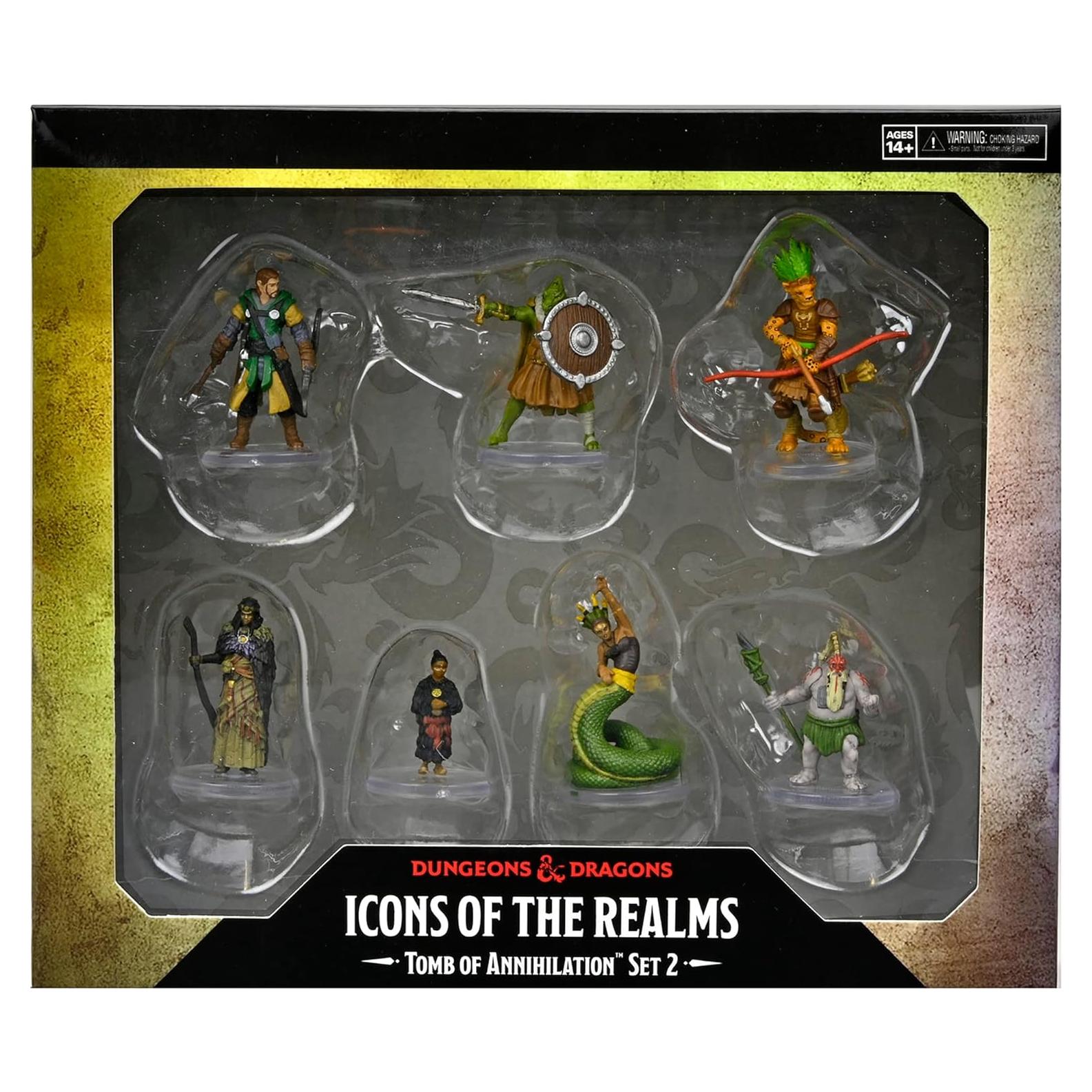 Miniaturas D&D Tumba de la Aniquilación WizKids 7 Figuras Pintadas