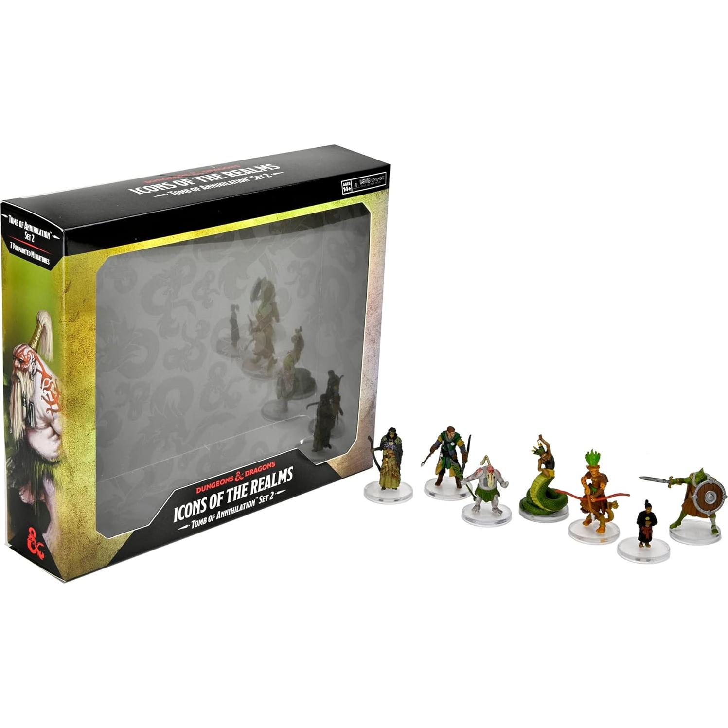 Miniaturas D&D Tumba de la Aniquilación WizKids 7 Figuras Pintadas