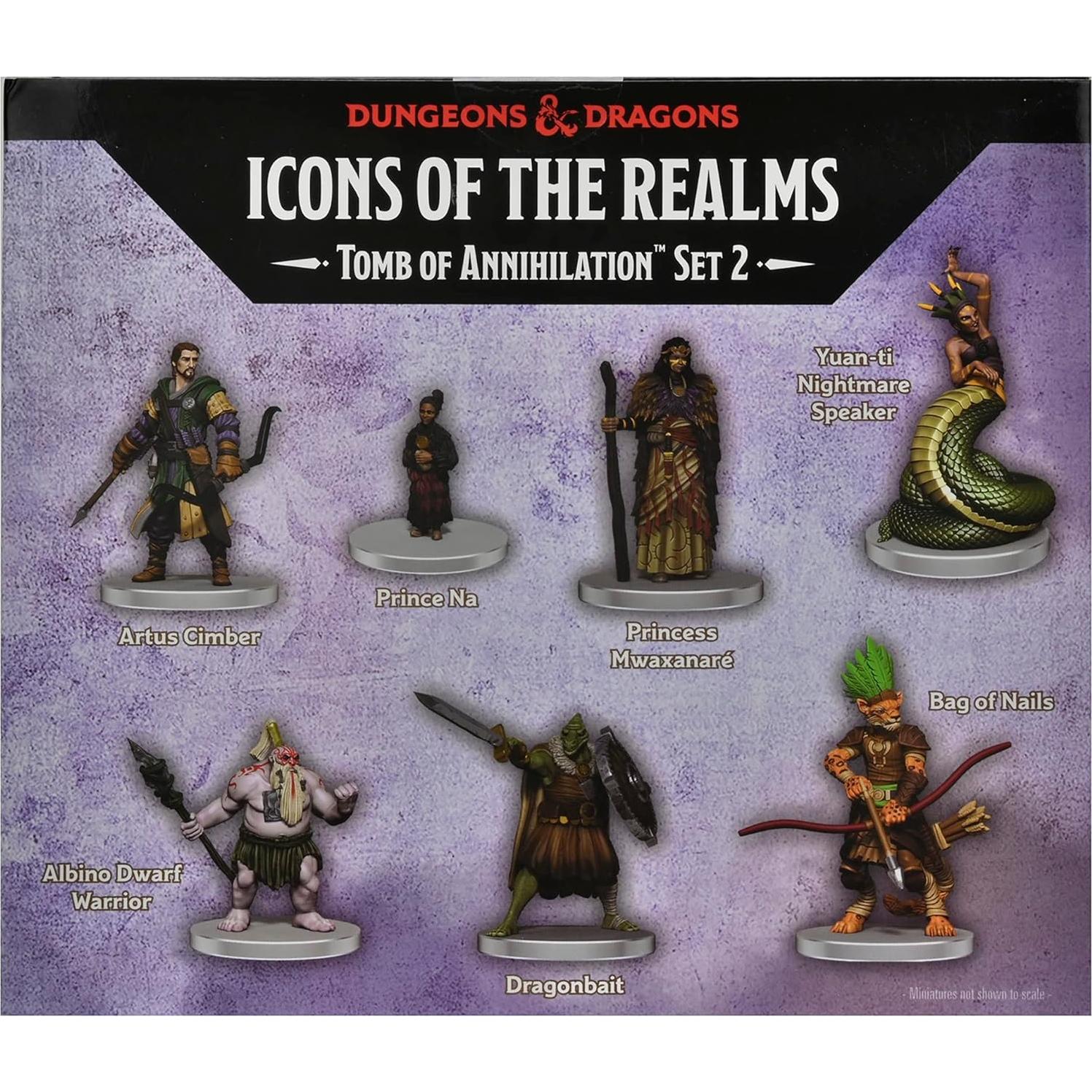 Miniaturas D&D Tumba de la Aniquilación WizKids 7 Figuras Pintadas