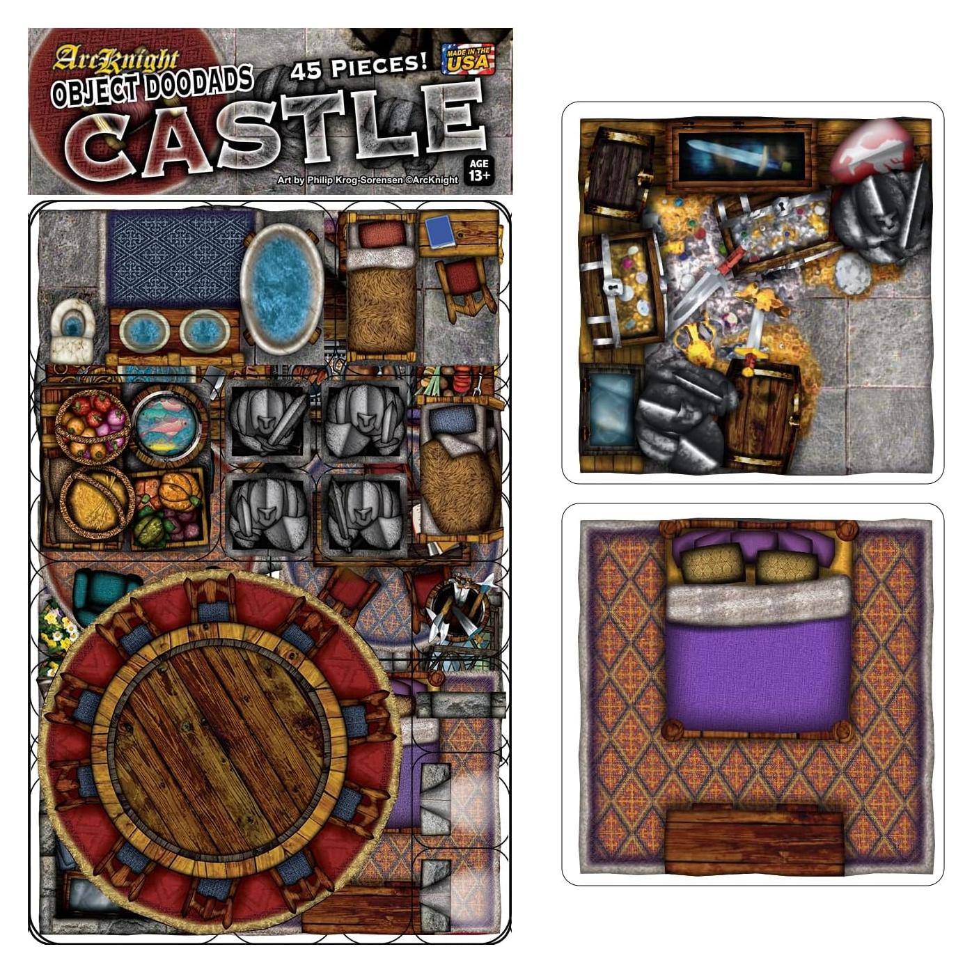 Terreno Doble Cara Arcknight 40 Piezas D&D y RPGs