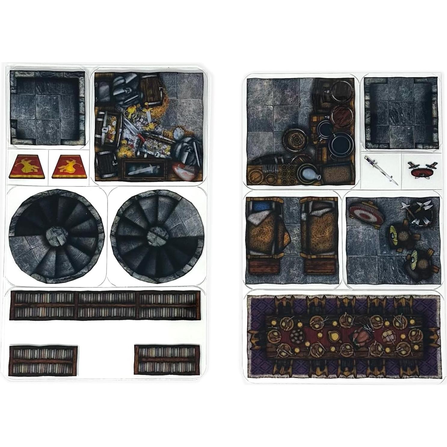 Terreno Doble Cara Arcknight 40 Piezas D&D y RPGs