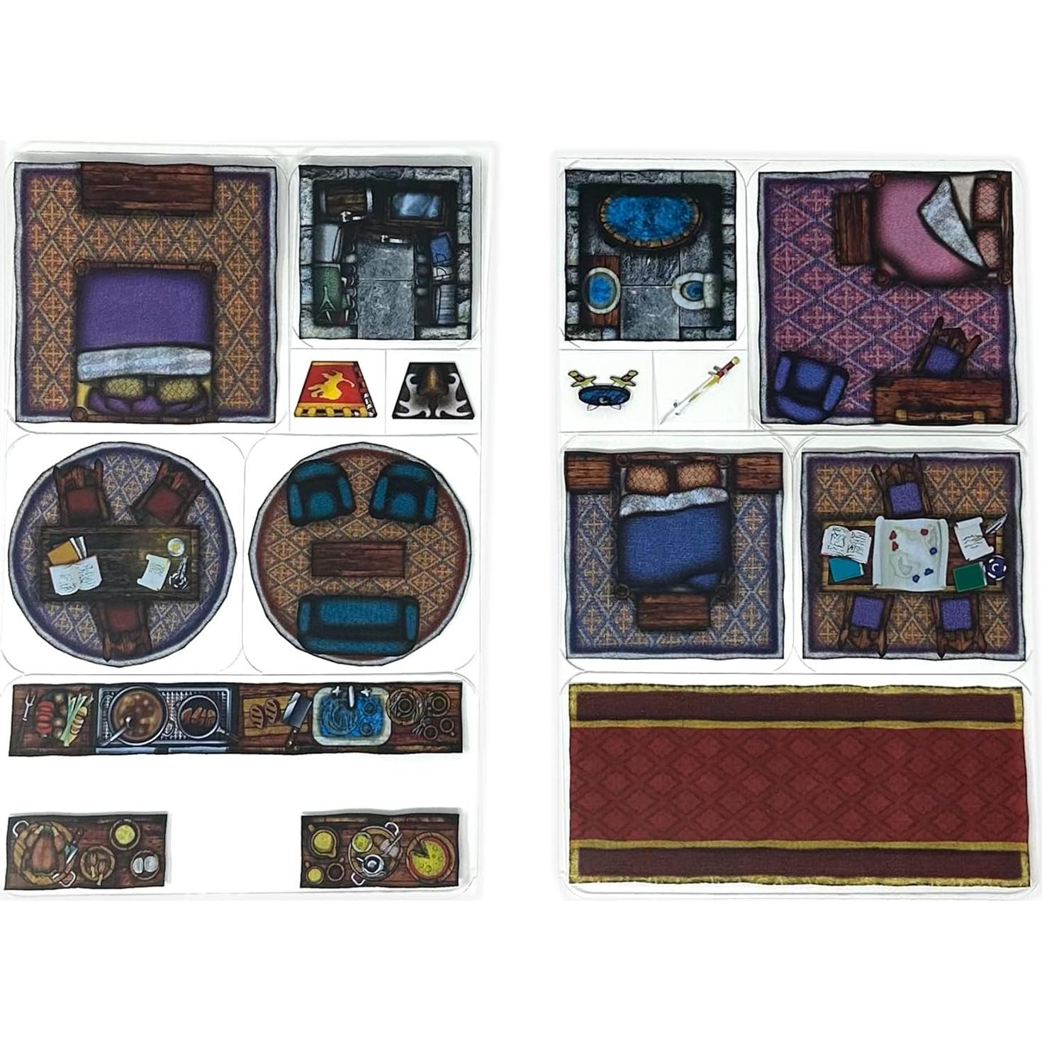 Terreno Doble Cara Arcknight 40 Piezas D&D y RPGs