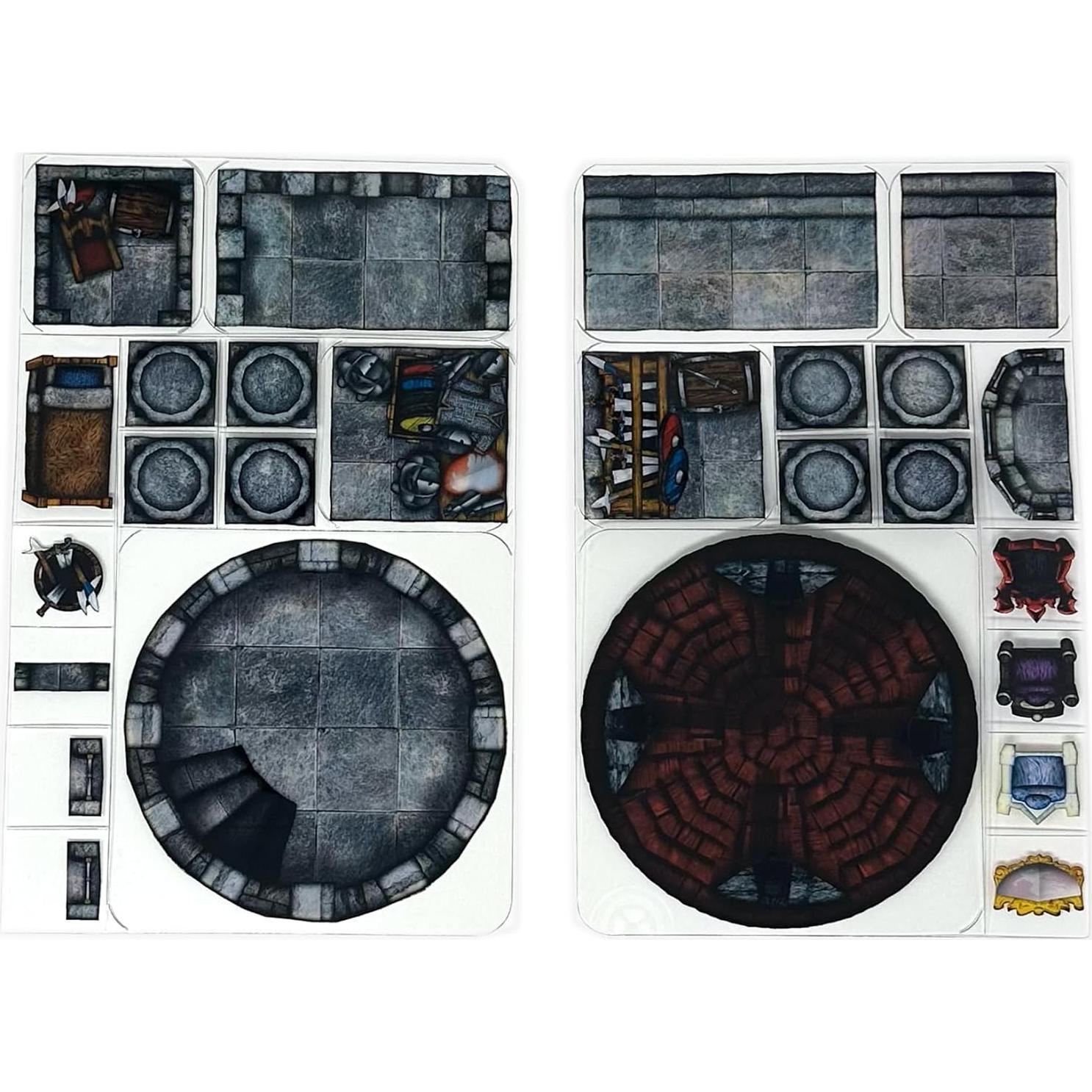 Terreno Doble Cara Arcknight 40 Piezas D&D y RPGs