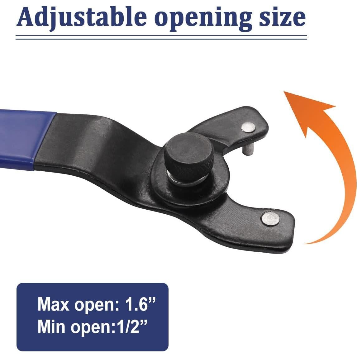 Llave de Grano Ajustable Universal Seamaka 195 mm para Amoladoras