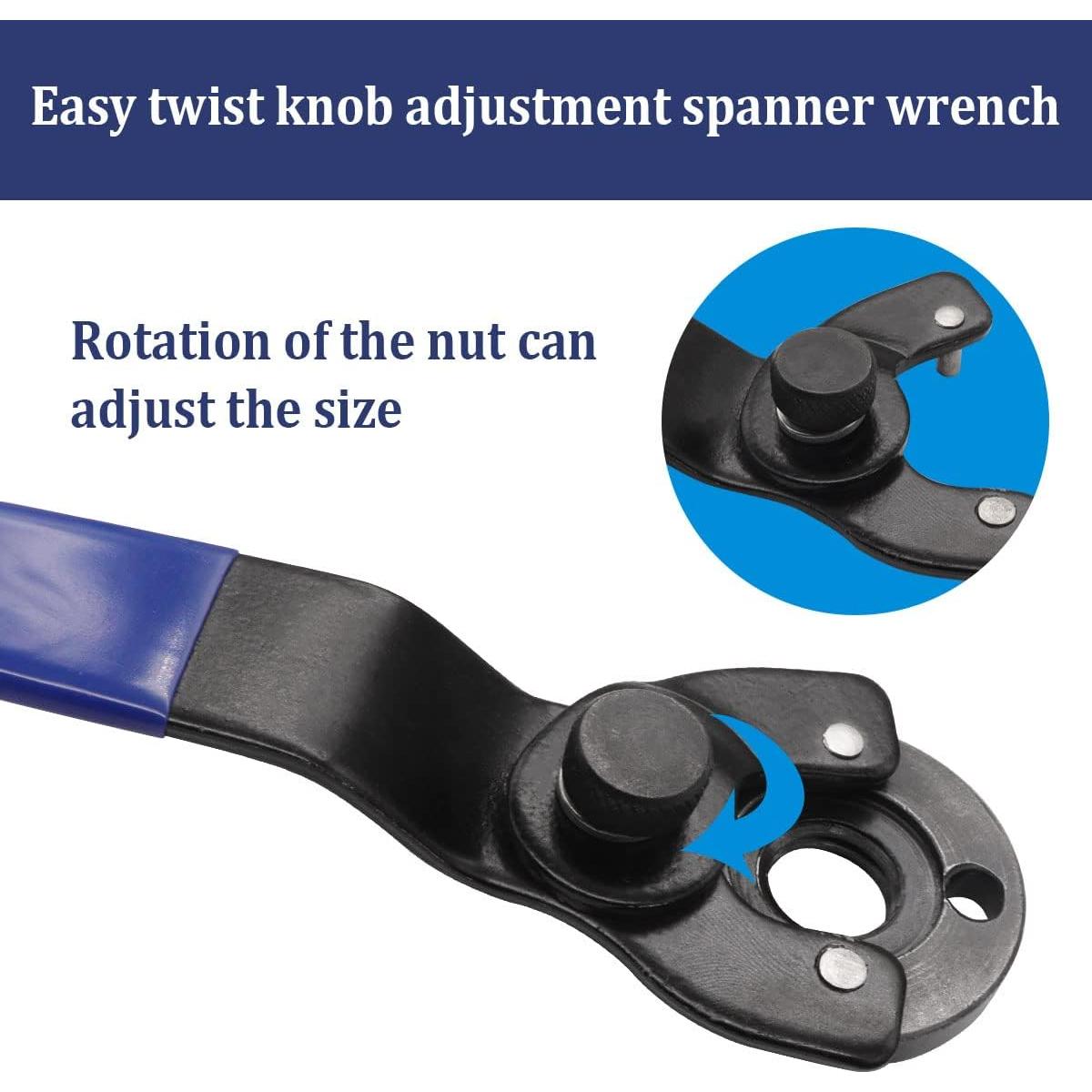 Llave de Grano Ajustable Universal Seamaka 195 mm para Amoladoras