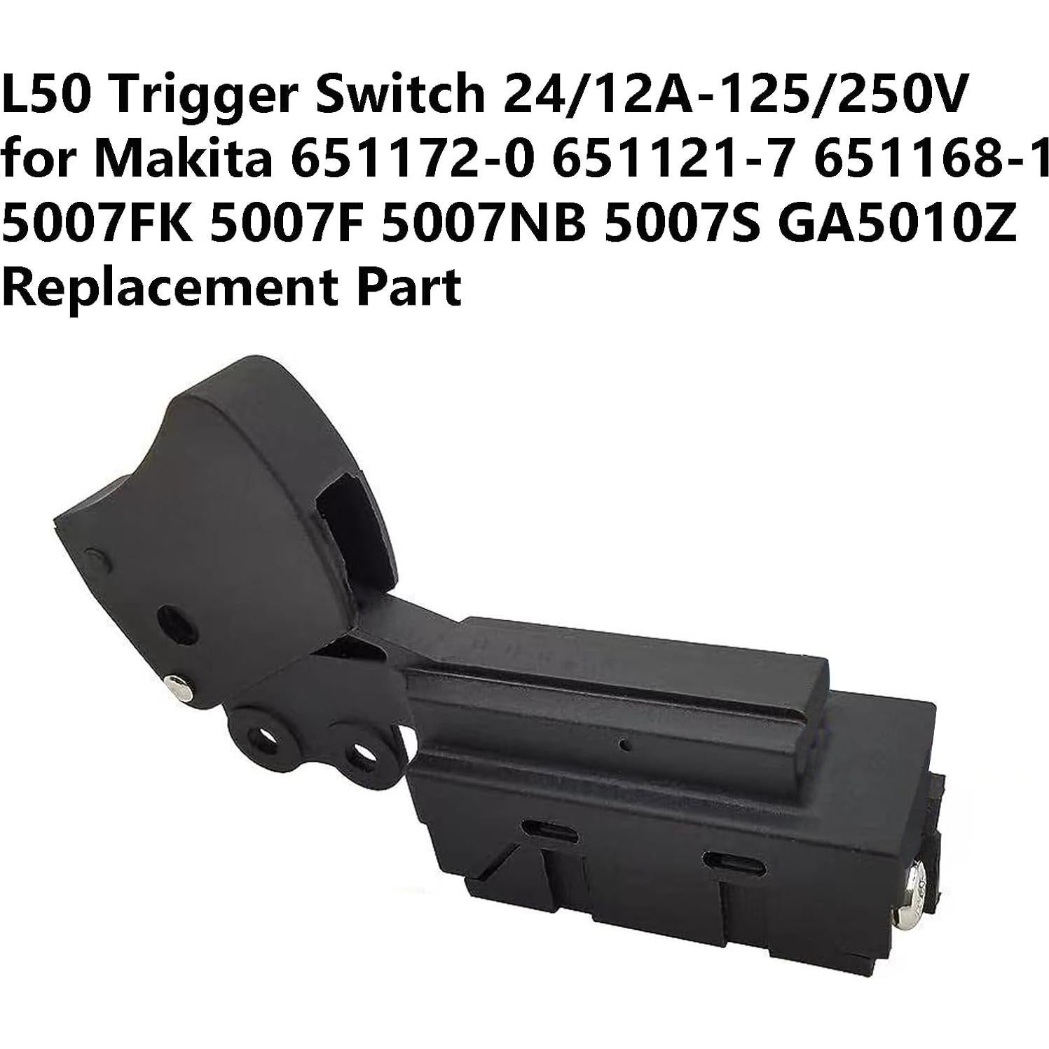 Interruptor de Gatillo L50 para Makita 651172-0 24A 250V