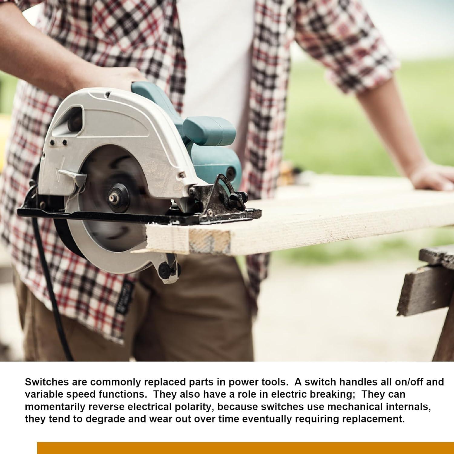 Interruptor de Gatillo L50 para Makita 651172-0 24A 250V