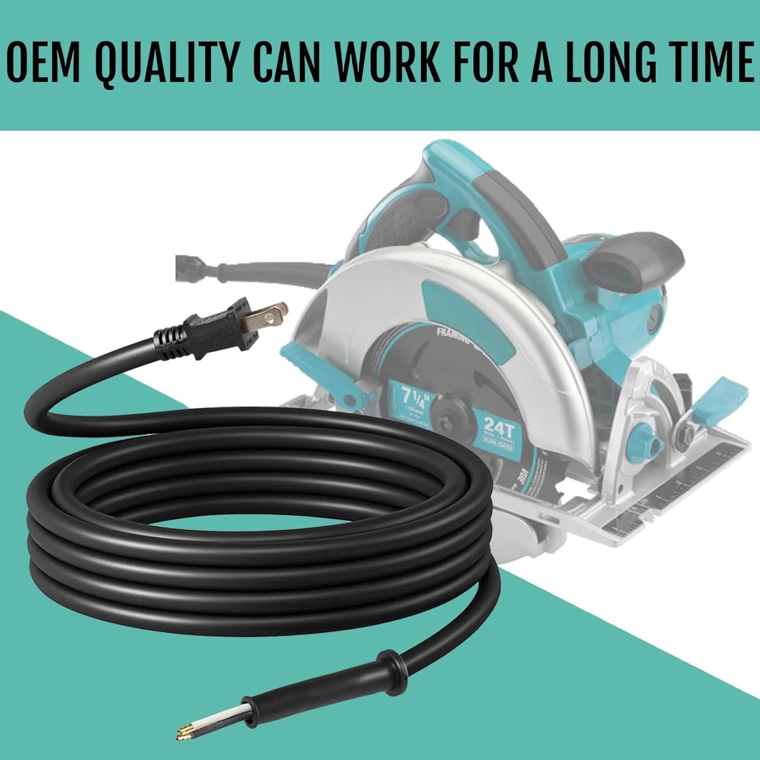 Cable de Alimentación Makita 664463-0 2,99 m Alta Resistencia