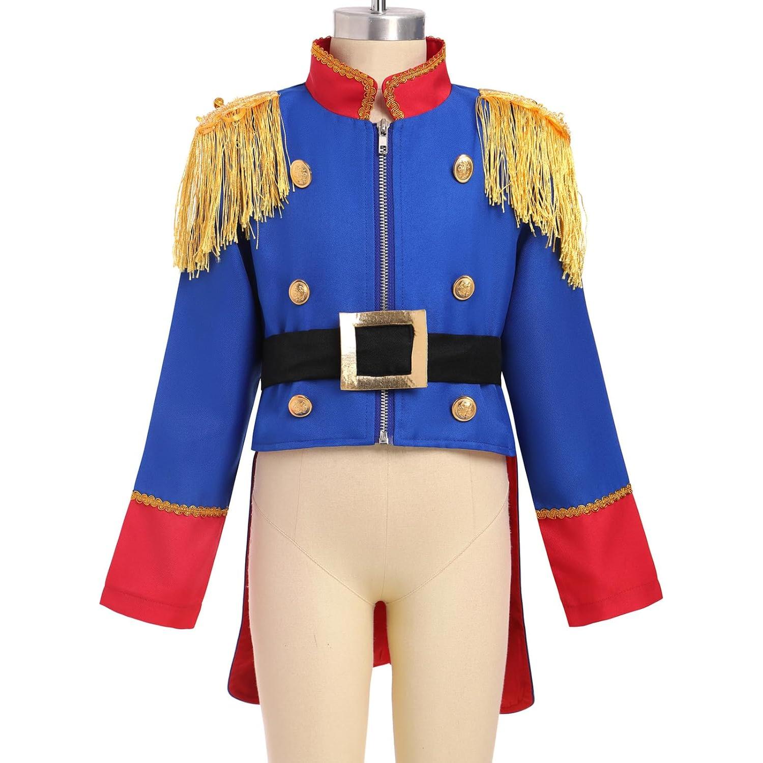 Disfraz de Príncipe para Niños ODASDO Chaqueta Elegante