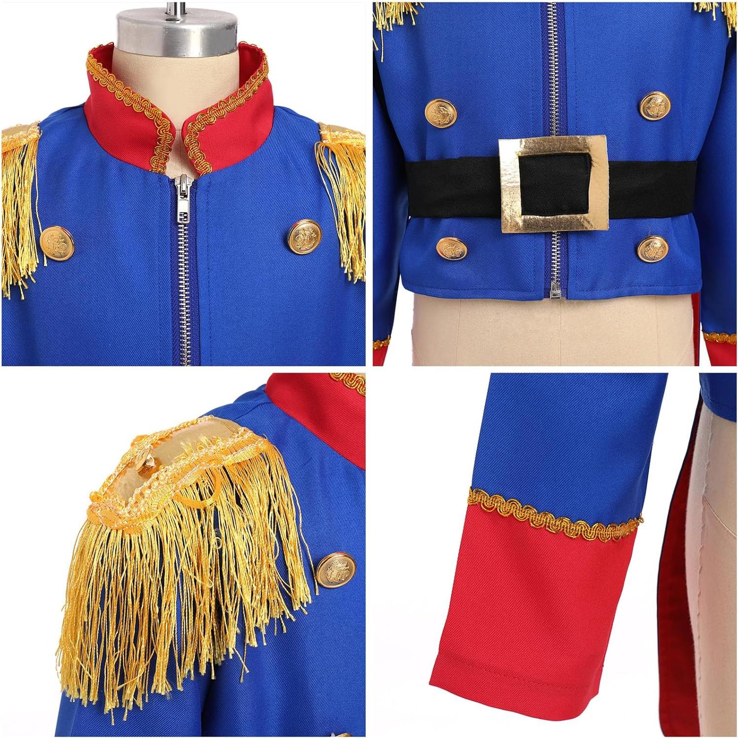 Disfraz de Príncipe para Niños ODASDO Chaqueta Elegante