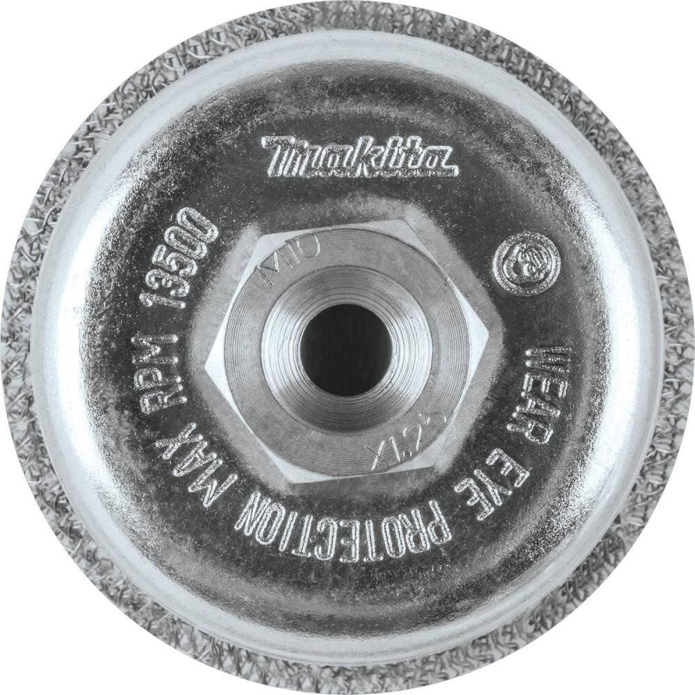 Cepillo de Copa Alambre Trenzado Makita 3" (7,62 cm) M10