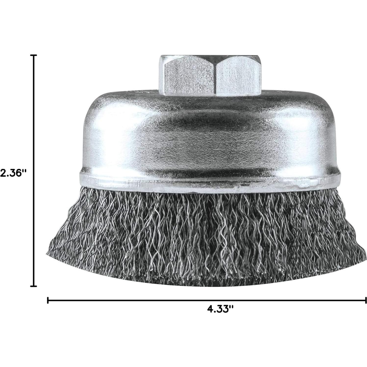 Cepillo de Copa Alambre Trenzado Makita 3" (7,62 cm) M10