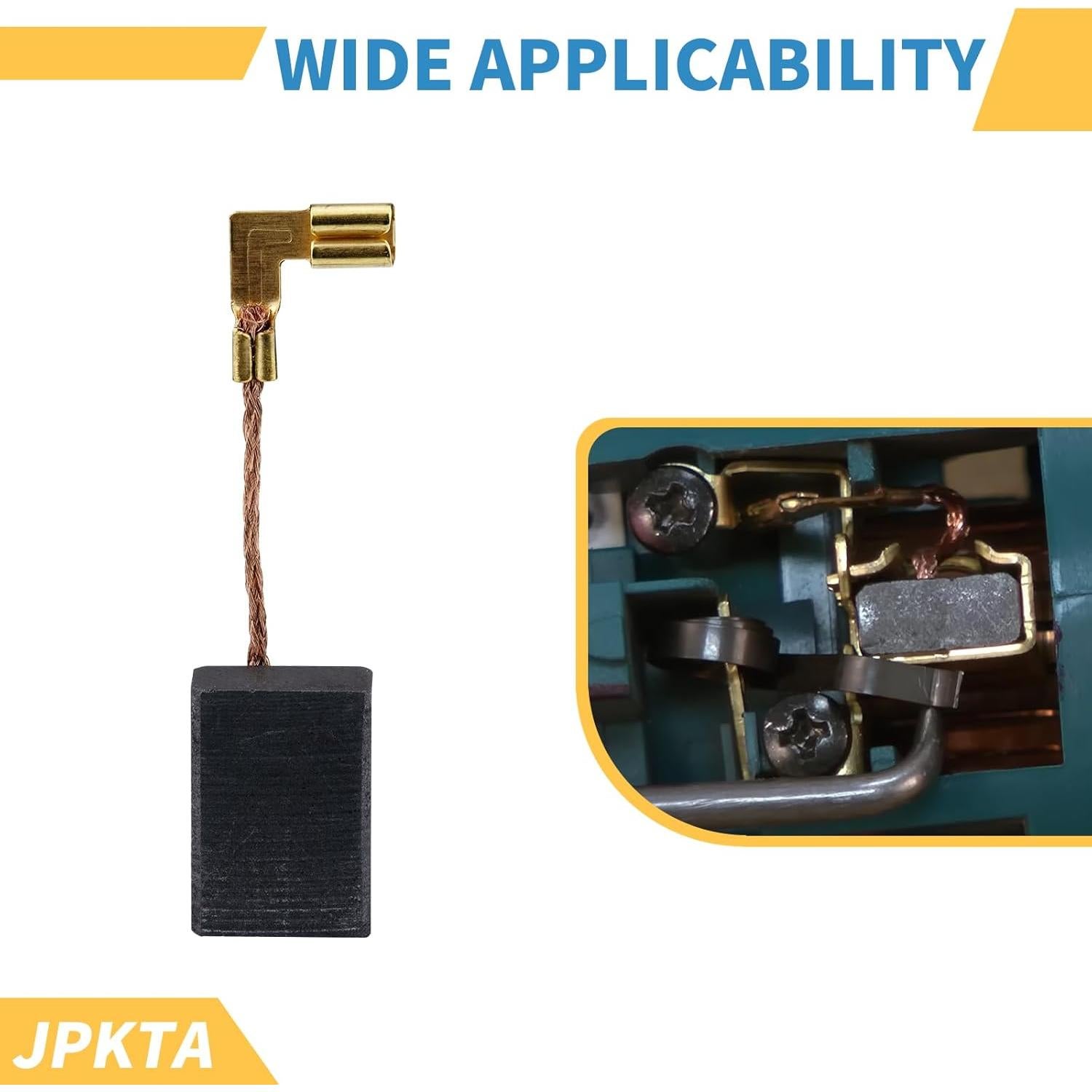 4 Pcs Escobillas de Carbono JPKTA para Amoladora Makita