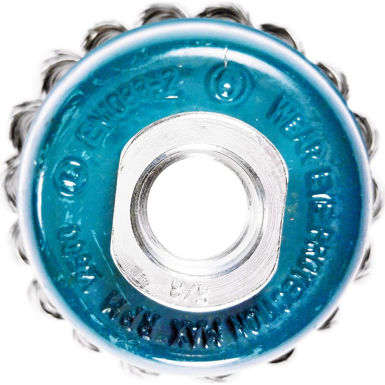 Cepillo de Copa Trenzado Makita 3" para Amoladoras - Acero