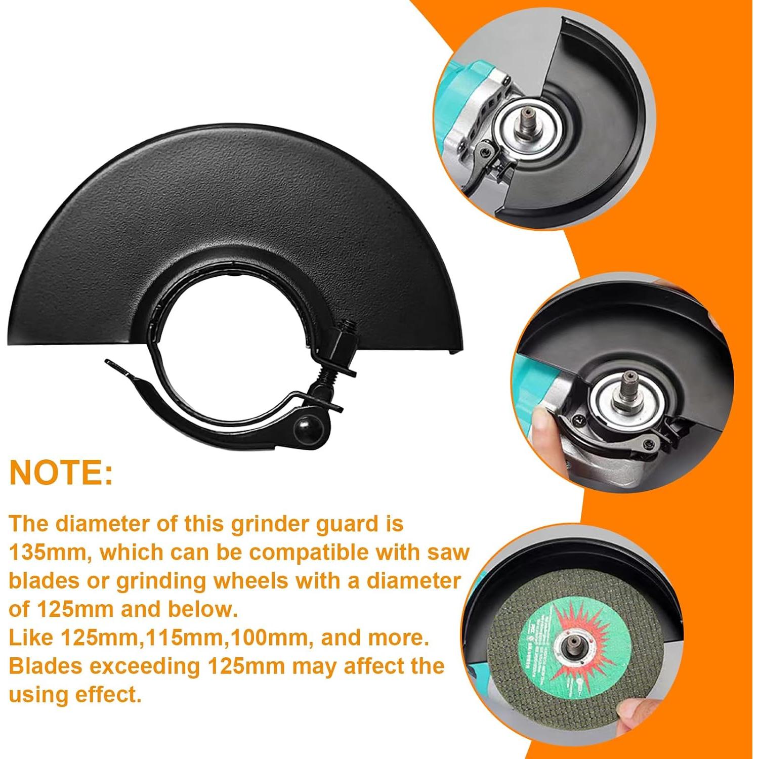 Protector de Amoladora Guweta 135mm para 125mm y 115mm