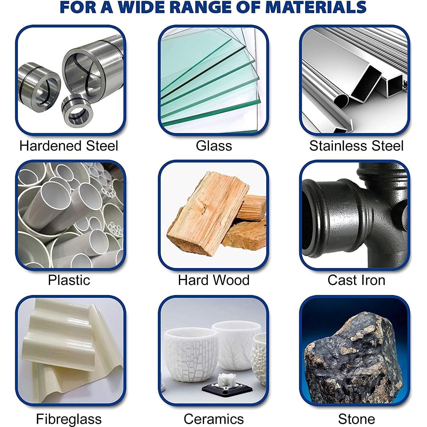 Fresas de Carburo TaitaTools SC-3 10 Piezas para Madera y Metal