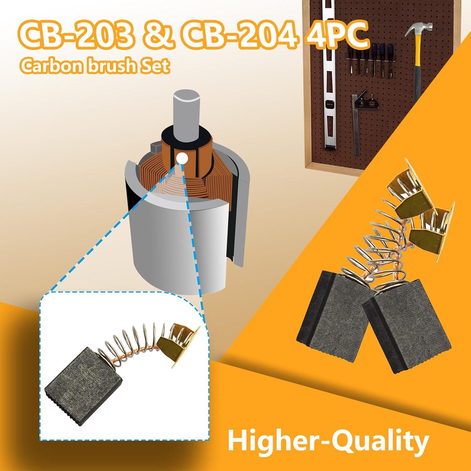 Juego de escobillas de carbono YIEHRNS 191953-5 para Makita