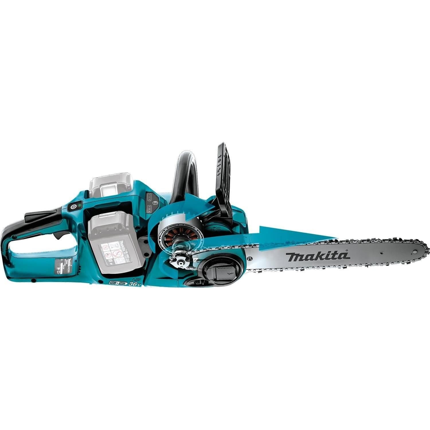 Motosierra Inalámbrica Makita XCU07Z 14" (35,56 cm) Sin Escobillas