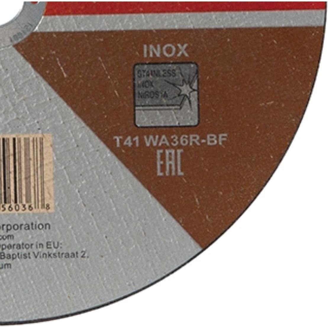 Disco de Corte Delgado Makita E-03012 23 cm INOX 36 Grano