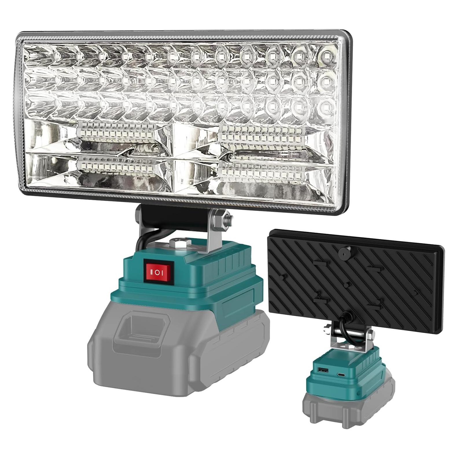 Luz de trabajo LED DEMIMA 23cm para batería Makita 18V