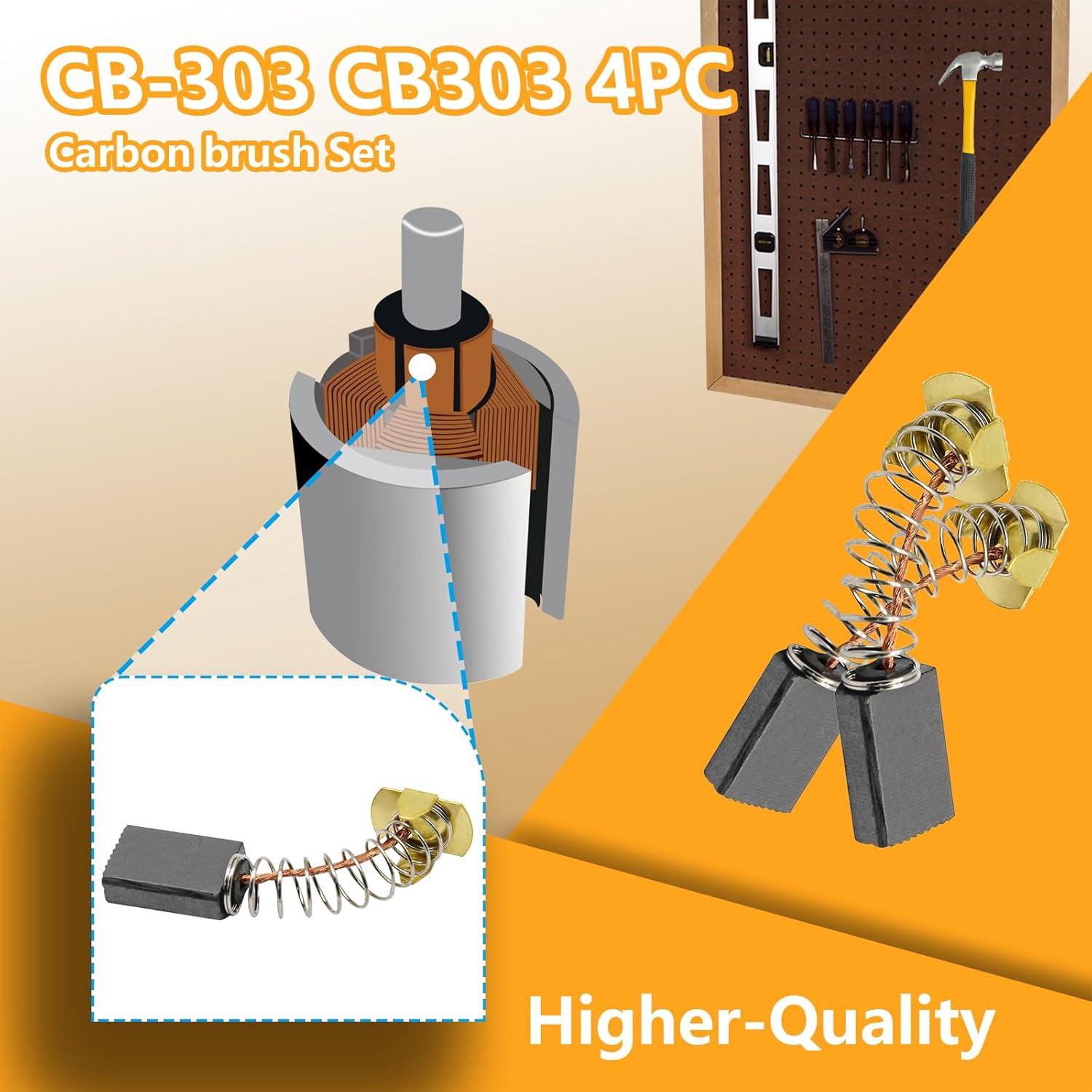 Cepillos de Carbón JioYee 191963-2 para Amoladora Makita