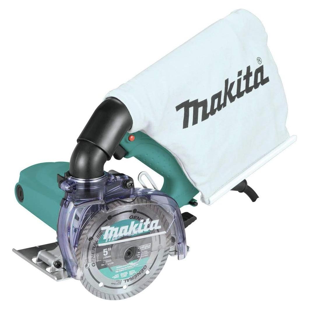 Sierra de Mampostería en Seco Makita 4100KB 5" con Extracción de Polvo