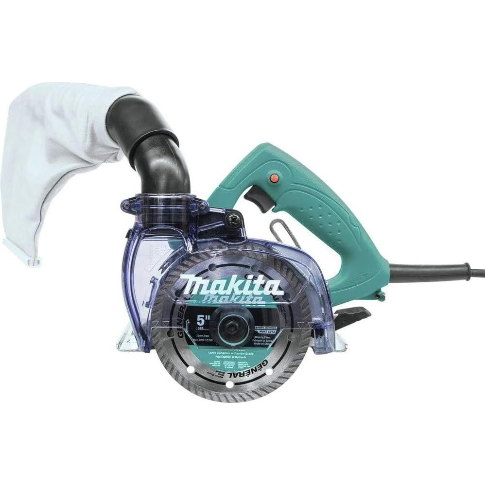 Sierra de Mampostería en Seco Makita 4100KB 5" con Extracción de Polvo