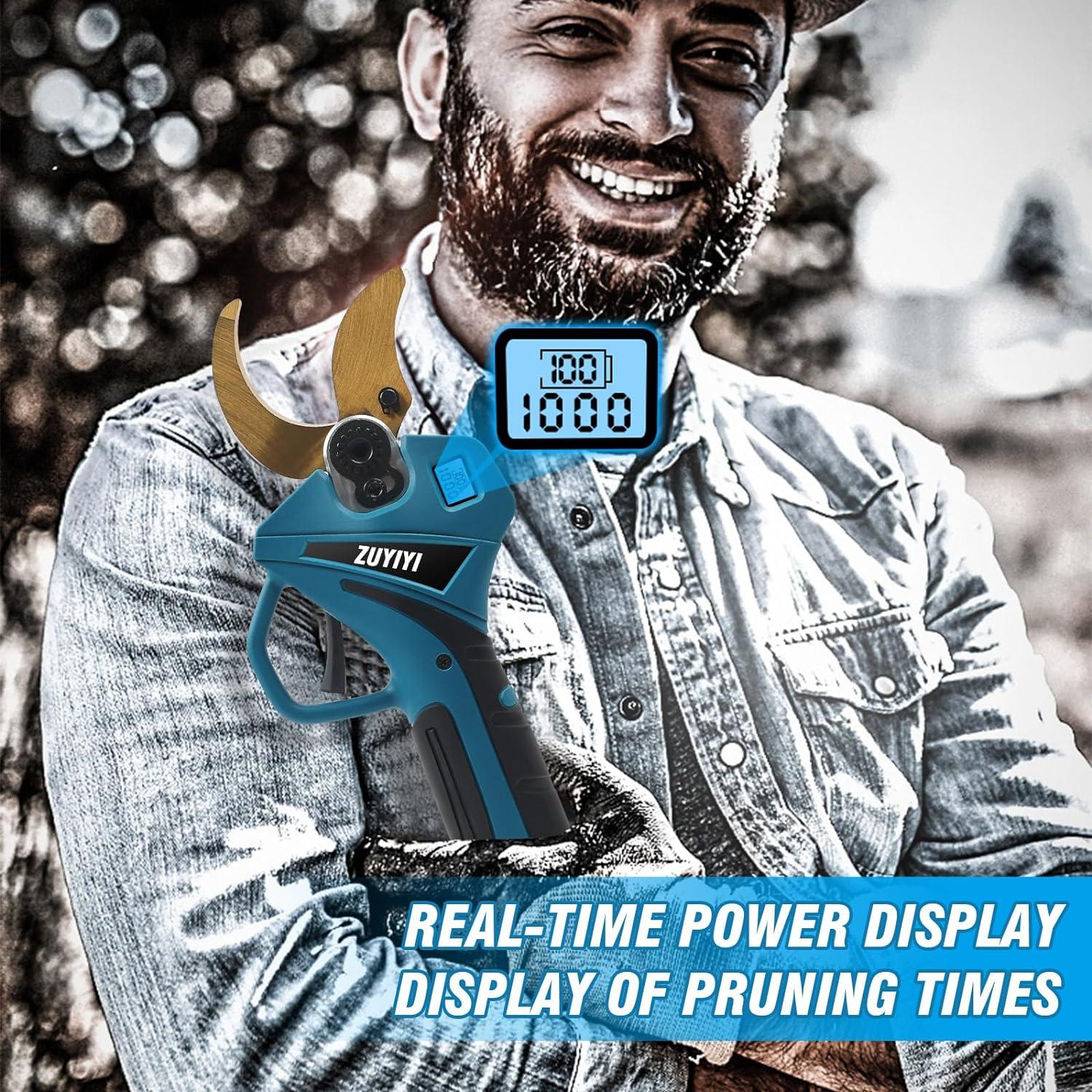 Tijeras de Podar Eléctricas ZUYIYI 60mm Inalámbricas
