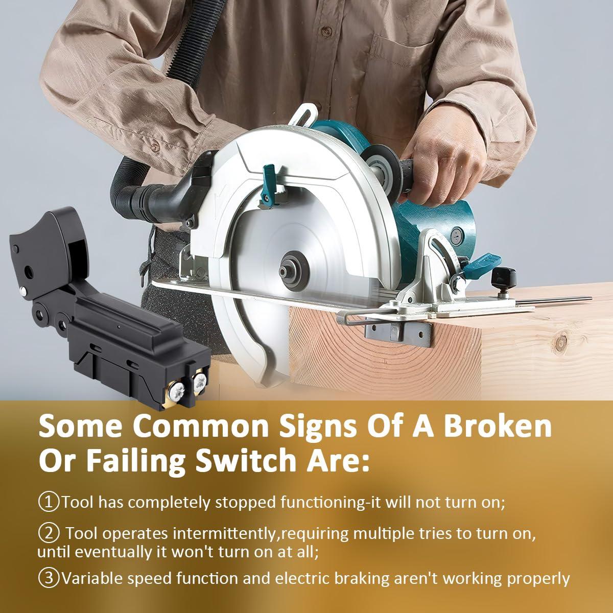 Interruptor de Gatillo L50 para Sierra Circular Makita 125/250V