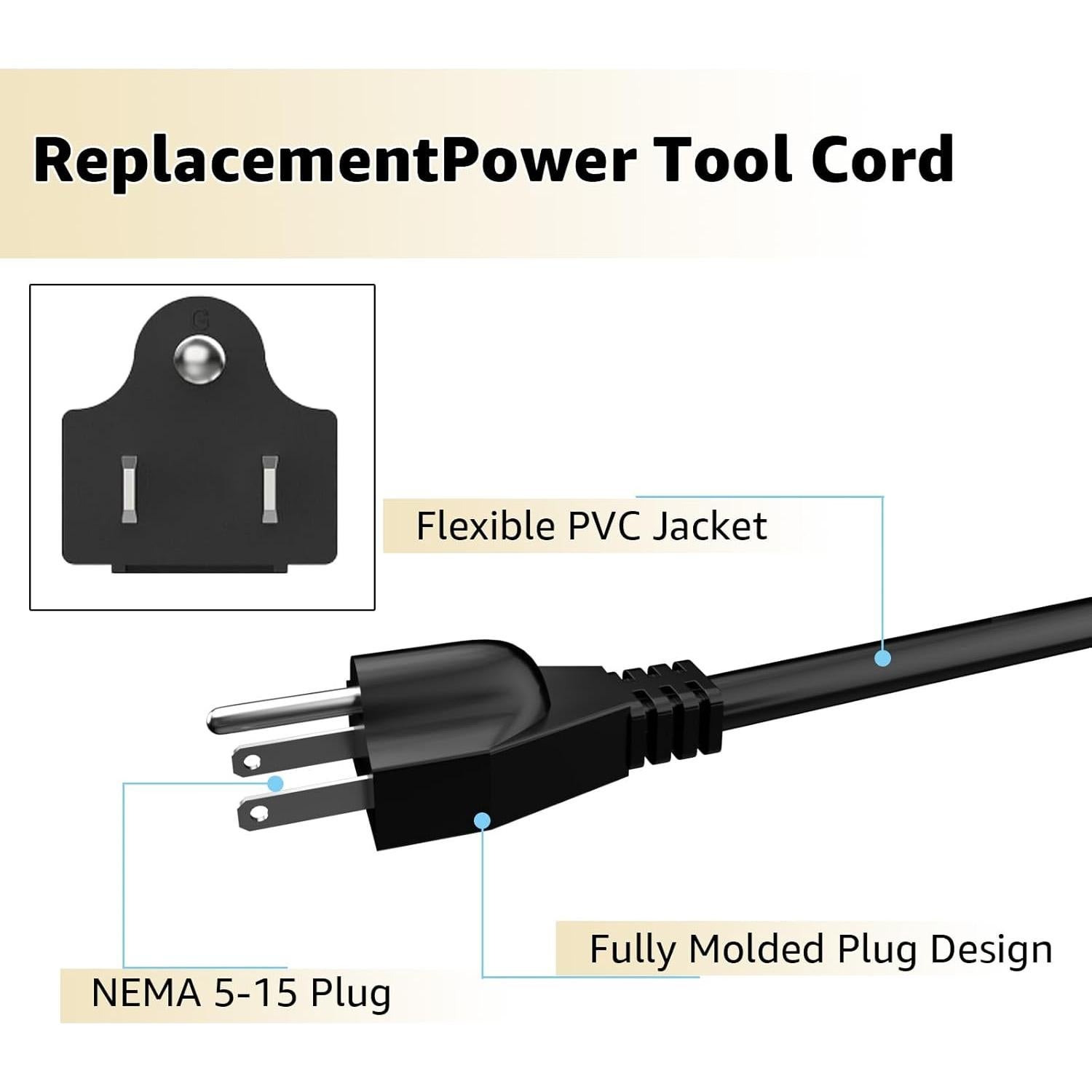 Cable de Alimentación Sousery 565056-5 para Herramientas Makita